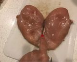 Foto del paso 1 de la receta Filete de pechuga con champiñones al vino