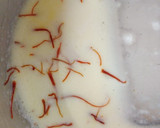 A picture of step 1 of Saffron rice kheer.