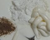 A picture of step 2 of Macorani salad.