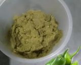 A picture of step 6 of Green chilli pickle sauce.