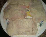 Foto del paso 3 de la receta: Milanesas de pechuga rellenas con jamón y queso
