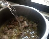 A picture of step 5 of Beef aloo white pulao.
