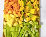 Hình bước làm 1 của món Canh rau củ chay