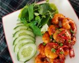 Hình bước làm 4 của món Tôm rim sốt me
