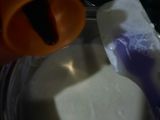 Panna cotta con couli de guayaba