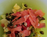 Foto del paso 8 de la receta: Ensalada de salmón ahumado con patatas y salsa de queso crema