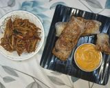 A picture of step 15 of Spicy Udon Noodles Spring Rolls (with Rice Paper).