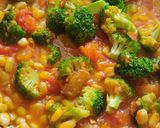 A picture of step 3 of Veg Speghetti.
