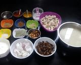 A picture of step 1 of Smoky mushroom biryani.