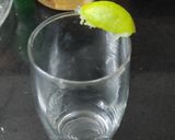 A picture of step 2 of Mint Margarita.