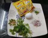 A picture of step 1 of Maggi pakora.