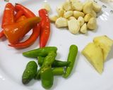 A picture of step 1 of Mix vegetables.