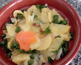 Foto del paso 3 de la receta: Patatas con pimientos y huevos en microondas