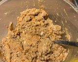 A picture of step 2 of Vegan burger.
