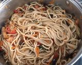 Foto del paso 2 de la receta: Espaguetis vegetarianos con berenjenas