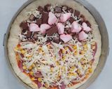 Foto langkah ke 6 dari resep Pizza Dua Rasa.