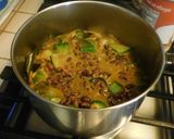 A picture of step 4 of Zucchini adzuki beans koottu.