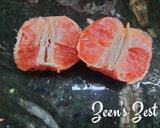 A picture of step 1 of Thai Guava and Grapefruit Salad.