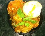 A picture of step 4 of Kolkata style Chicken Dum Biriyani.