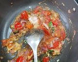 A picture of step 3 of Village style creamy drumstick curry.