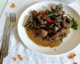 A picture of step 5 of Dominican braised gizzards#gizzardcontenst.