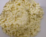 Foto del paso 1 de la receta: Bombas de papa y arroz con corazón de queso