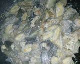 Hình bước làm 6 của món Cá chạch om chuối