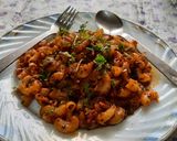 A picture of step 8 of Spicy Peri peri American vegetable pasta masala.