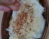 Foto del paso 3 de la receta: Repollitos de Bruselas en yogur, sobre base de avena y gratinados con queso