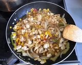 A picture of step 4 of Easy Hawaiian Teriyaki Tacos.