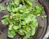 A picture of step 4 of Pudina Kobbari Pachadi/Mint Coconut Chutney (South India Special).