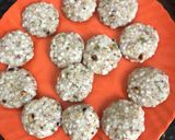 A picture of step 2 of Sabudana Vada.