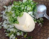 Foto del paso 5 de la receta: Pasta blanca de pollo con crema