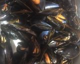 Foto del paso 2 de la receta Crema ligera de mejillón y bacalao