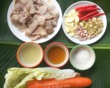 รูปขั้นตอนการทำที่ 1 ของ หมูมะนาว