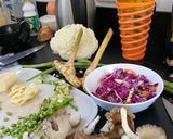 A picture of step 1 of Brunch Buddha Bowl.