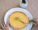 Foto langkah ke 6 dari resep Pie Susu Teflon Rasa Es Kelapa Jeruk.