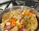Foto langkah ke 3 dari resep Baked chicken maryland.