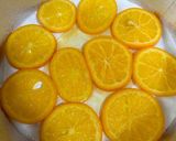 Gambar langkah 3 resipi Upside down orange cake.