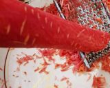 A picture of step 1 of Gajar Halwa with Honey.