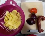 Foto del paso 1 de la receta: Tortilla de patata con chorizo picante