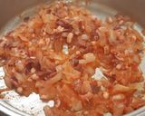 Foto del paso 4 de la receta Voladores rellenos de jamón con arroz meloso