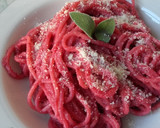 Foto del paso 3 de la receta: Spaghetti con Crema de Remolacha y Yogurt