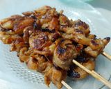 Foto langkah ke 10 dari resep Sate Jamur Tiram bumbu kacang kecap -dengan Double Pan HappyCall.