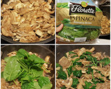 Foto del paso 4 de la receta: Tortelloni con salsa blanca de Queso, Setas, Nueces y Espinacas