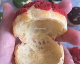 Foto langkah ke 20 dari resep Choux Craquelin (Sus/Soes Jepang) tanpa Mixer.