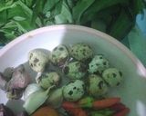 Foto langkah ke 1 dari resep Tumis Kangkung Telur Puyuh.