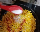 A picture of step 2 of Masala Hot Corn.