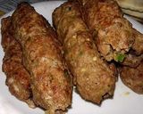 A picture of step 6 of Gola kabab.