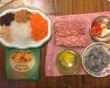 Hình bước làm 1 của món Chả giò chiên giòn